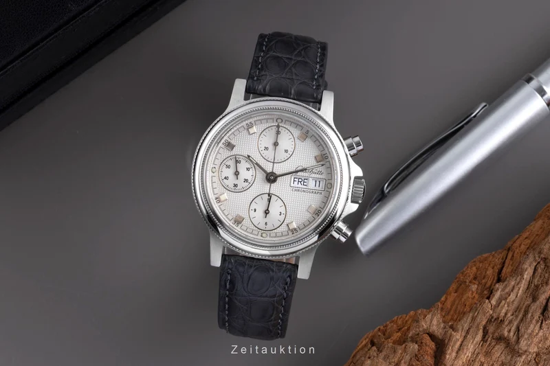 Glashütte chronograph steel automatic men's watch [2600412]