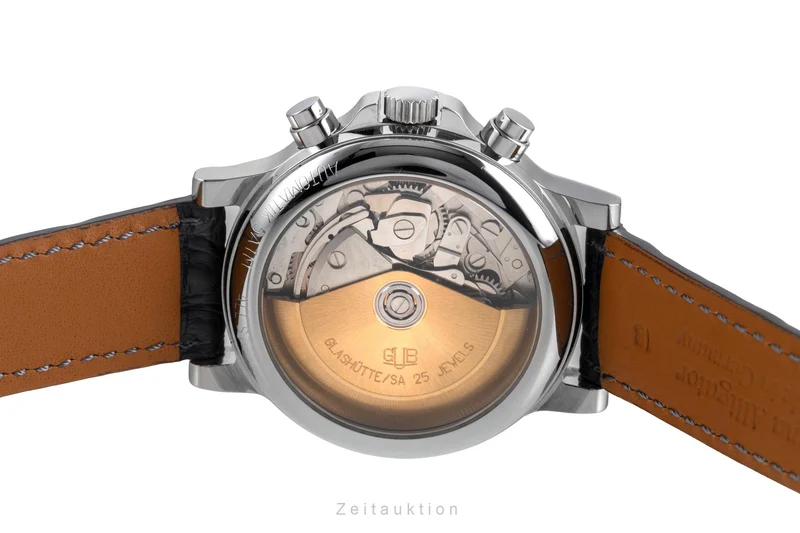 Glashütte chronograph steel automatic men's watch [2600412]