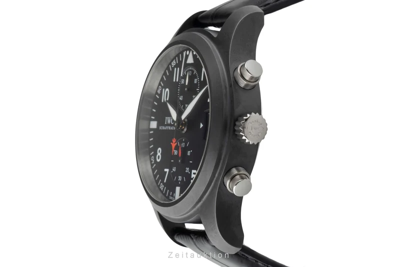 IWC Fliegerchronograph chronograph ceramic / titanium automatic men's watch IW388001 LP: 9900EUR [2600521]