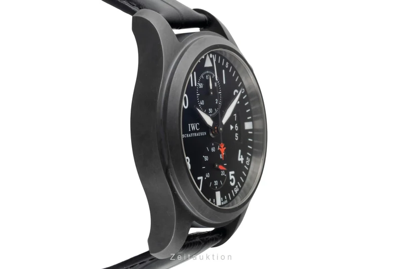 IWC Fliegerchronograph chronograph ceramic / titanium automatic men's watch IW388001 LP: 9900EUR [2600521]