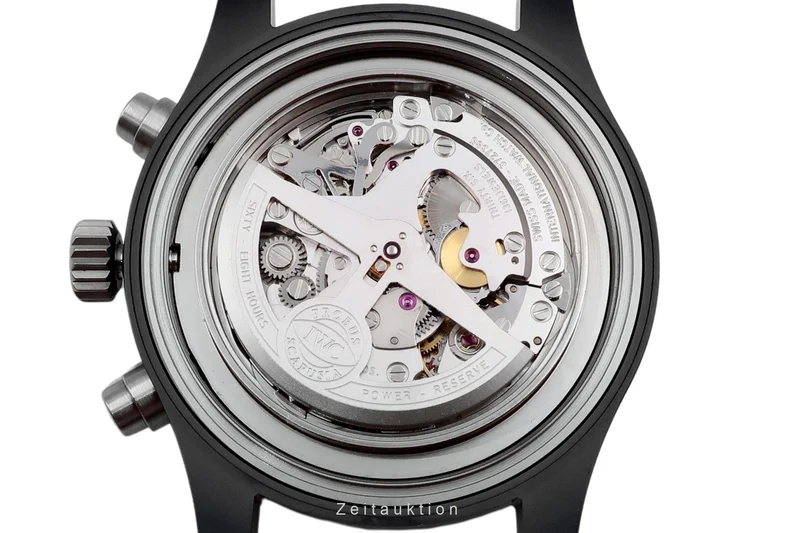 IWC Fliegerchronograph chronograph ceramic / titanium automatic men's watch IW388001 LP: 9900EUR [2600521]