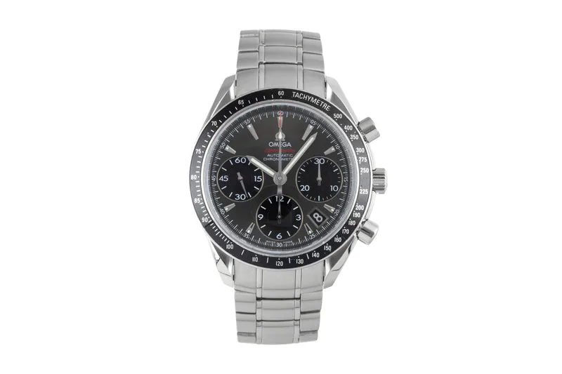 Omega Speedmaster chronograph steel automatic men's watch 323.30.40.40.06.001 LP: 6100EUR [2507110]