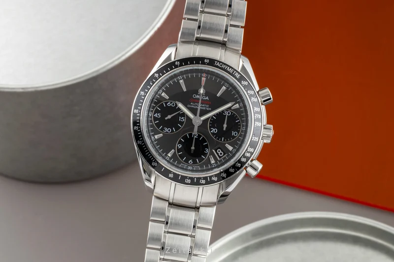 Omega Speedmaster chronograph steel automatic men's watch 323.30.40.40.06.001 LP: 6100EUR [2507110]