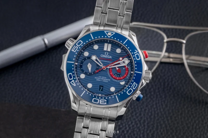 Omega Seamaster chronograph steel automatic men's watch 210.30.44.51.03.002 [2600686]