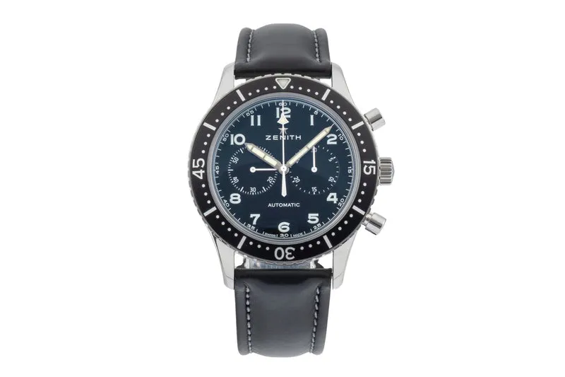 Zenith Pilot chronograph steel automatic men's watch 03.2240.4069 Limited [2600727]