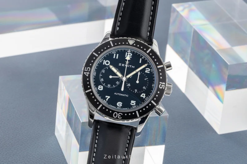 Zenith Pilot chronograph steel automatic men's watch 03.2240.4069 Limited [2600727]