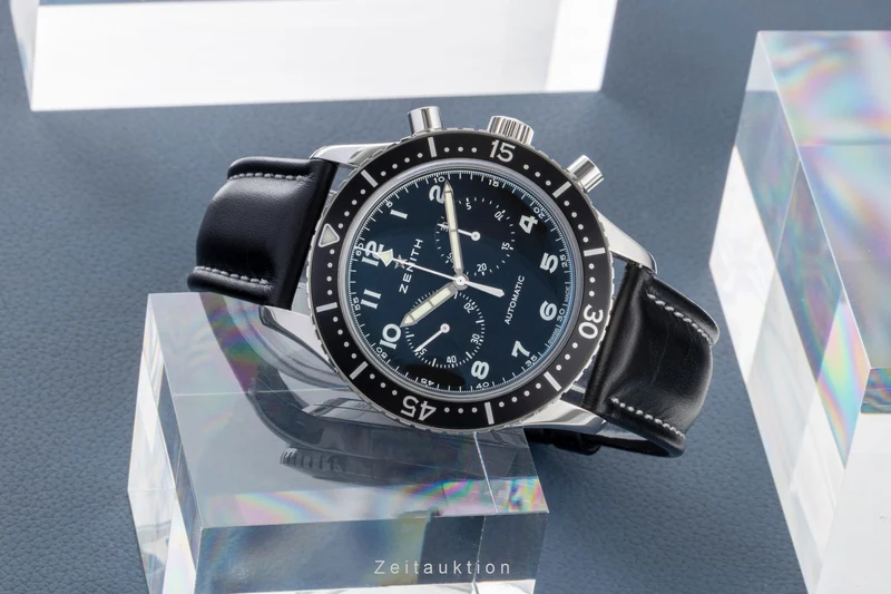 Zenith Pilot chronograph steel automatic men's watch 03.2240.4069 Limited [2600727]