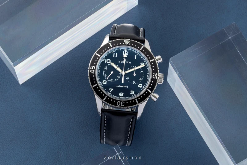 Zenith Pilot chronograph steel automatic men's watch 03.2240.4069 Limited [2600727]