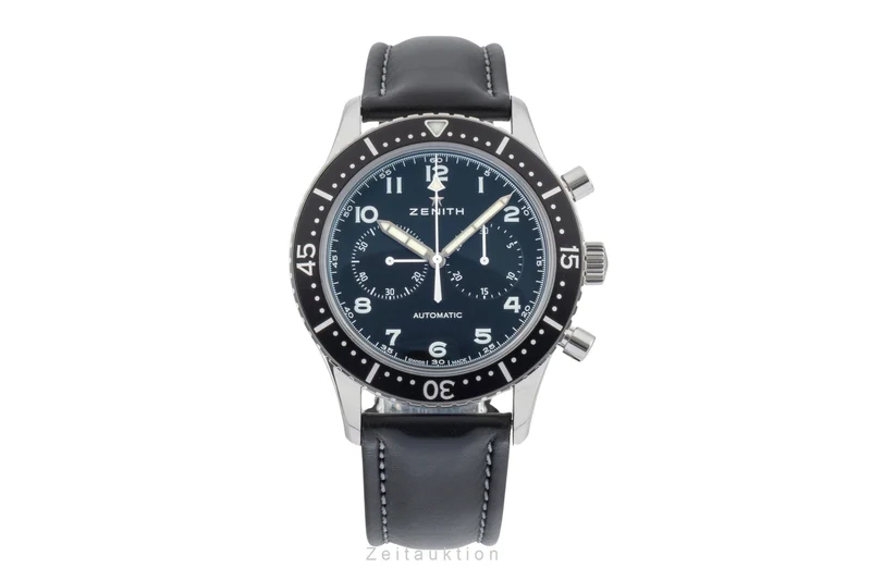 Zenith Pilot chronograph steel automatic men's watch 03.2240.4069 Limited [2600727]