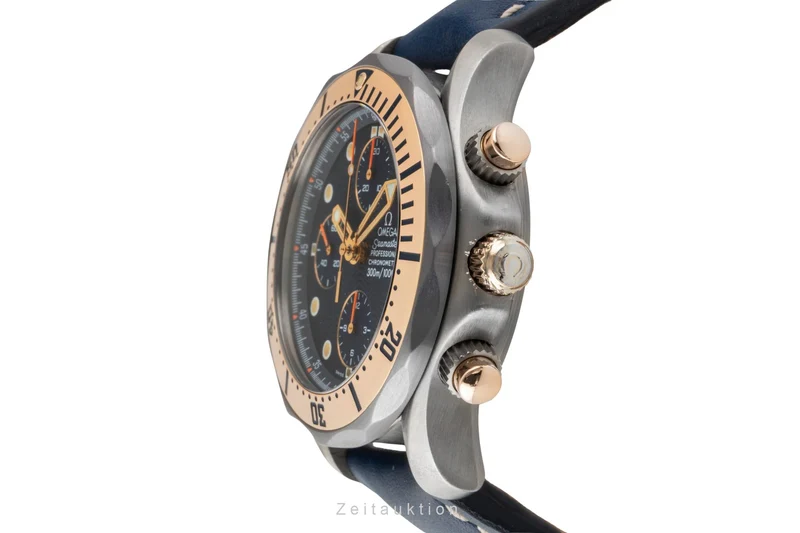 Omega Seamaster chronograph titanium / gold automatic men's watch 2296.80.00 [2507502]