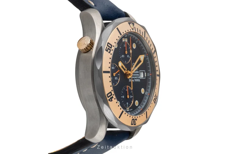 Omega Seamaster chronograph titanium / gold automatic men's watch 2296.80.00 [2507502]