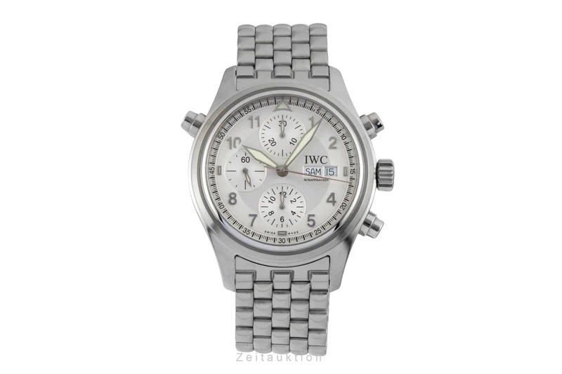IWC Doppelchronograph chronograph steel automatic men's watch IW371301 [2600286]