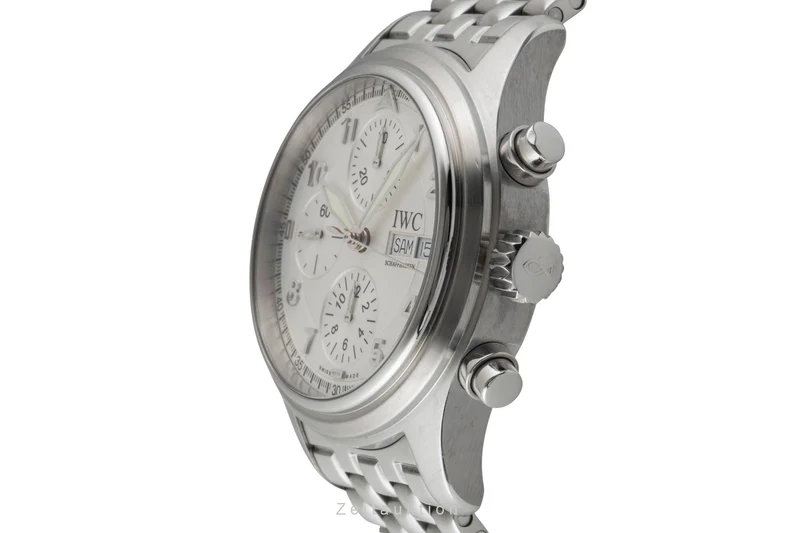 IWC Doppelchronograph chronograph steel automatic men's watch IW371301 [2600286]
