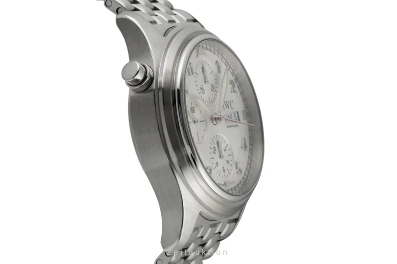 IWC Doppelchronograph chronograph steel automatic men's watch IW371301 [2600286]