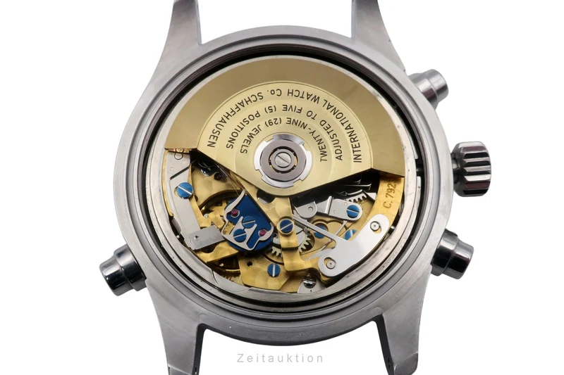 IWC Doppelchronograph chronograph steel automatic men's watch IW371301 [2600286]