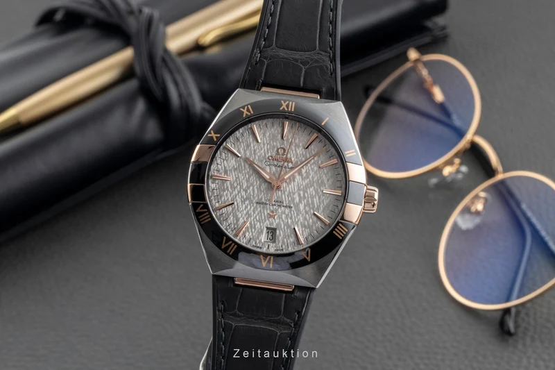 Omega Constellation steel / gold automatic men's watch 131.23.41.21.06.001 LP: 10900EUR [2600734]