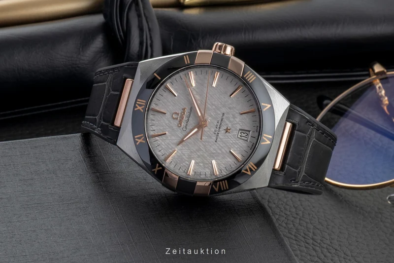 Omega Constellation steel / gold automatic men's watch 131.23.41.21.06.001 LP: 10900EUR [2600734]