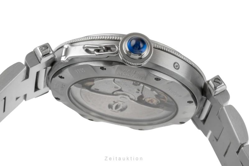 Cartier Pasha steel automatic men's watch W31037H3 [2600385]