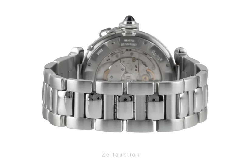 Cartier Pasha steel automatic men's watch W31037H3 [2600385]