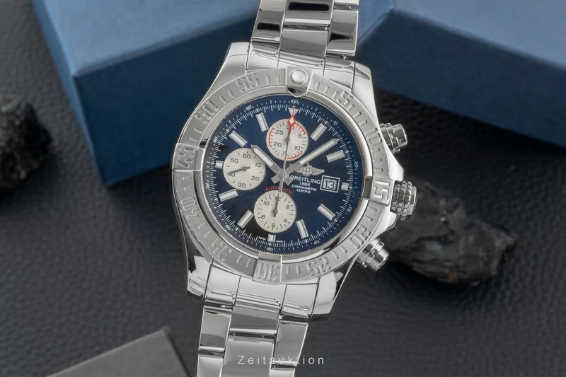 Breitling Super Avenger chronograph steel automatic men's watch A13371 [2600499]