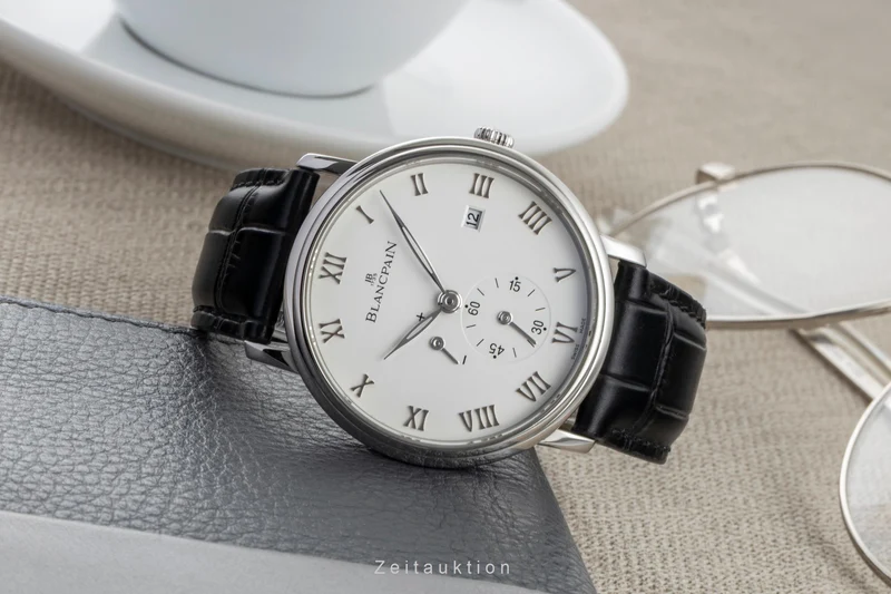 Blancpain Villeret steel manual winding men's watch 6606-1127-55B LP: 11100EUR [2600099]
