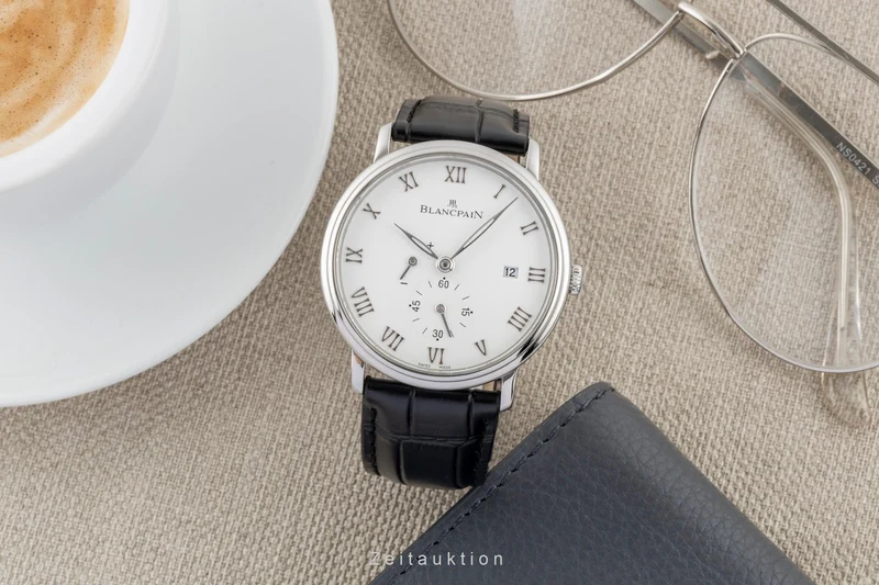 Blancpain Villeret steel manual winding men's watch 6606-1127-55B LP: 11100EUR [2600099]