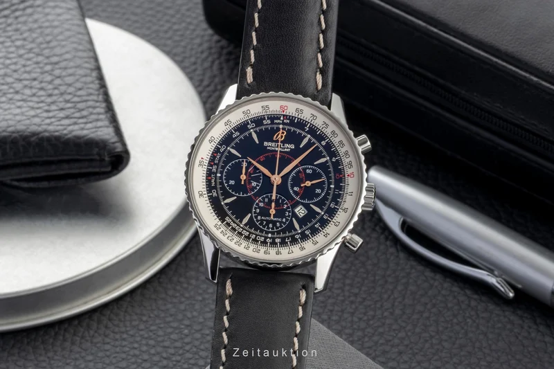 Breitling Montbrillant chronograph steel automatic men's watch A41370 [2600440]