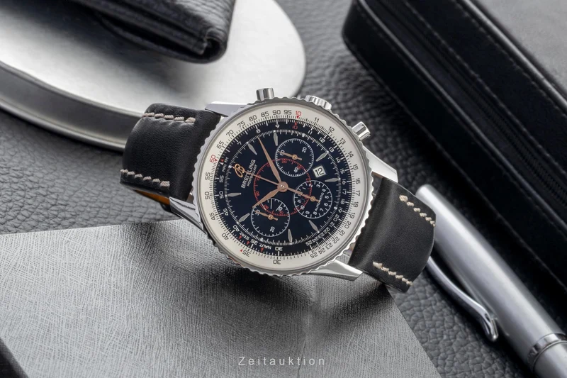 Breitling Montbrillant chronograph steel automatic men's watch A41370 [2600440]