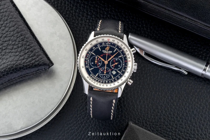 Breitling Montbrillant chronograph steel automatic men's watch A41370 [2600440]