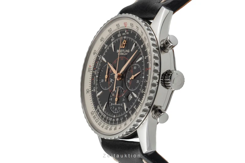 Breitling Montbrillant chronograph steel automatic men's watch A41370 [2600440]