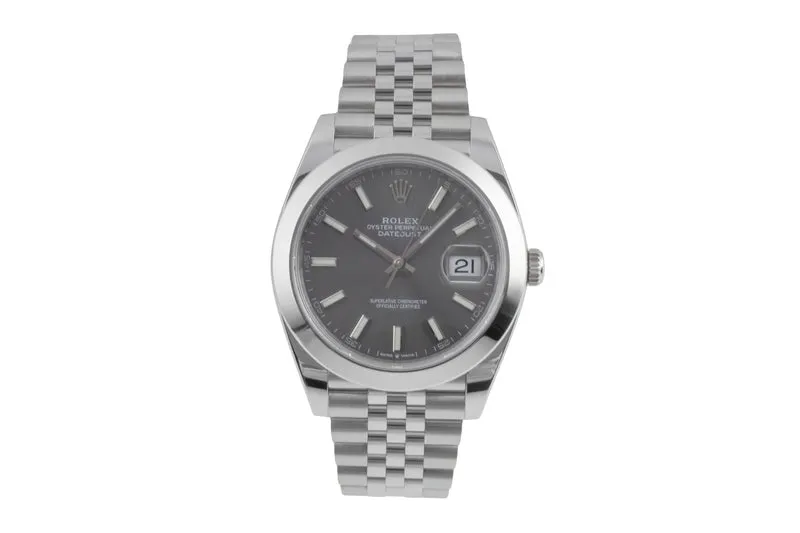 Rolex Datejust steel automatic men's watch 126300 [2600697]