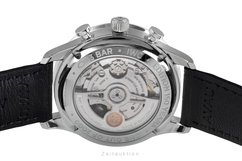 IWC Portugieser chronograph steel automatic men's watch IW371601 LP: 9100EUR Limited [2600366]