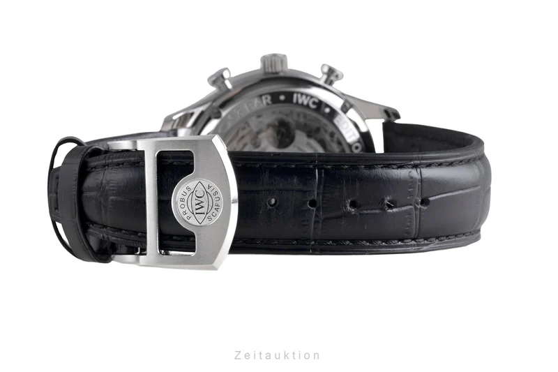 IWC Portugieser chronograph steel automatic men's watch IW371601 LP: 9100EUR Limited [2600366]