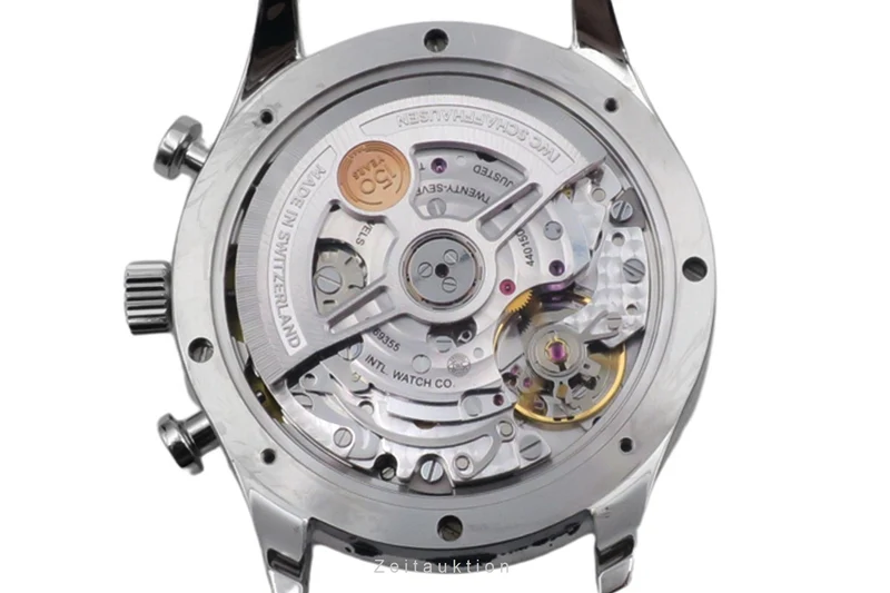 IWC Portugieser chronograph steel automatic men's watch IW371601 LP: 9100EUR Limited [2600366]