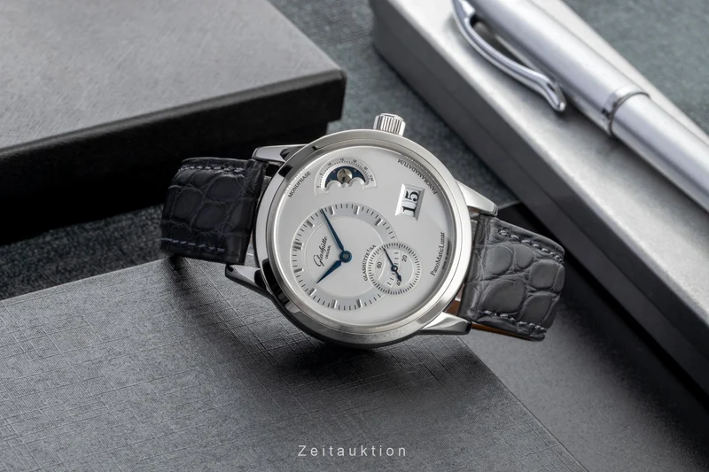 Glashütte PanoMaticLunar steel automatic men's watch 1-90-02-02-02-04 [2600664]