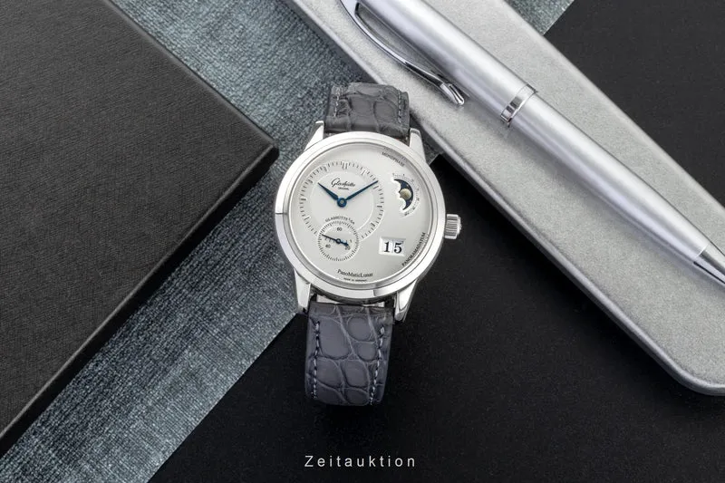 Glashütte PanoMaticLunar steel automatic men's watch 1-90-02-02-02-04 [2600664]
