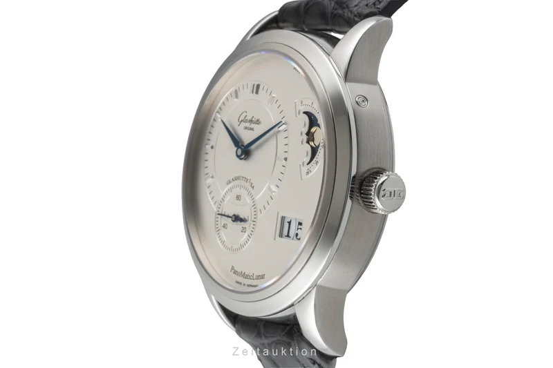 Glashütte PanoMaticLunar steel automatic men's watch 1-90-02-02-02-04 [2600664]
