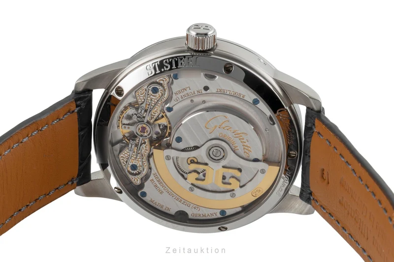 Glashütte PanoMaticLunar steel automatic men's watch 1-90-02-02-02-04 [2600664]