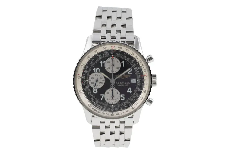 Breitling Old Navitimer chronograph steel automatic men's watch A13322 LP: 9850EUR [2600482]