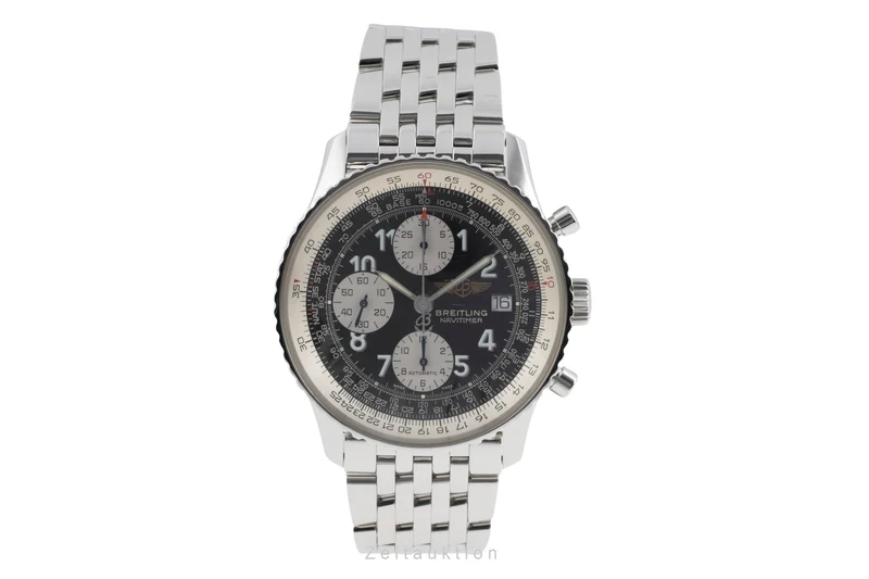 Breitling Old Navitimer chronograph steel automatic men's watch A13322 LP: 9850EUR [2600482]