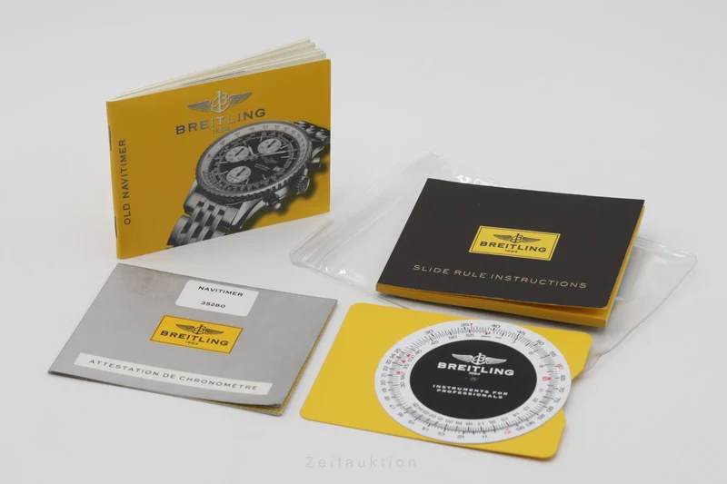 Breitling Old Navitimer chronograph steel automatic men's watch A13322 LP: 9850EUR [2600482]