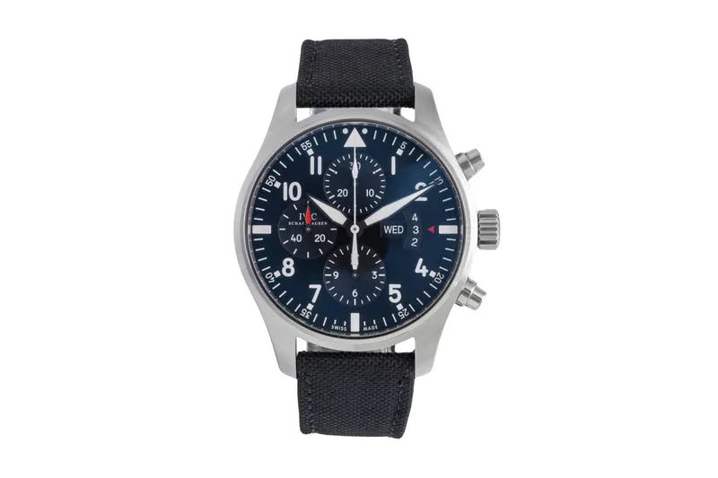 IWC Fliegerchronograph chronograph steel automatic men's watch IW377701 LP: 7800EUR [2600462]