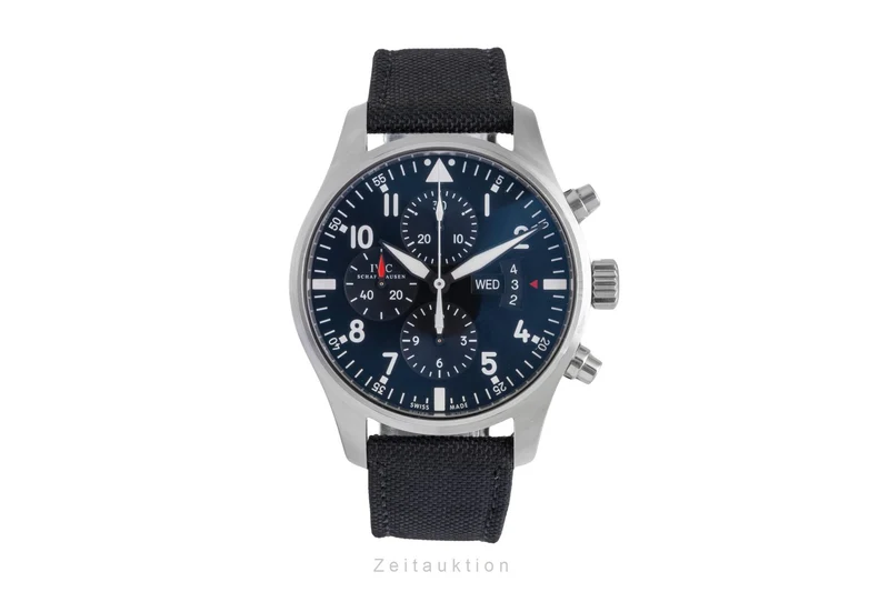 IWC Fliegerchronograph chronograph steel automatic men's watch IW377701 LP: 7800EUR [2600462]
