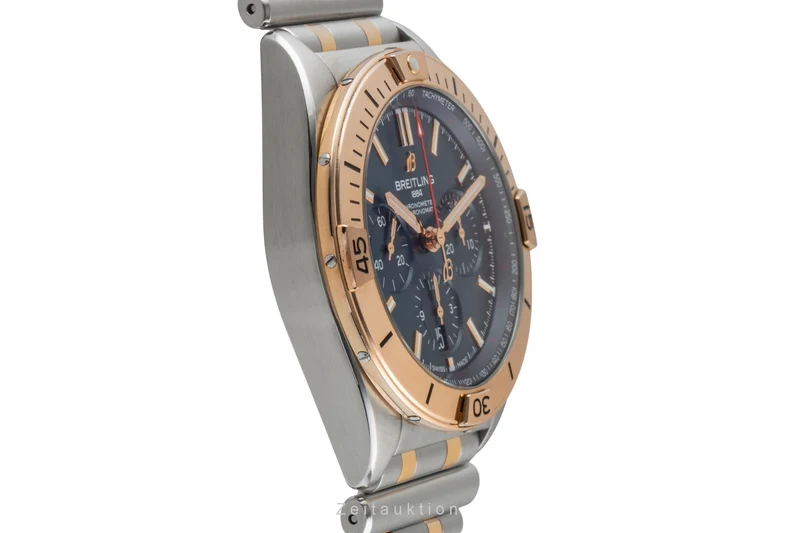 Breitling Chronomat chronograph steel / gold automatic men's watch UB0134 LP: 14200EUR [2600481]