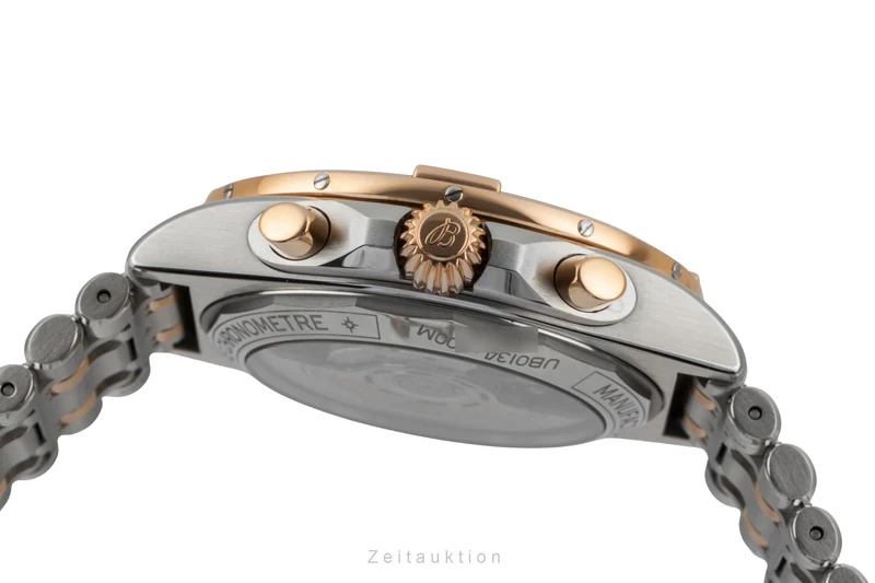 Breitling Chronomat chronograph steel / gold automatic men's watch UB0134 LP: 14200EUR [2600481]