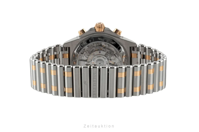 Breitling Chronomat chronograph steel / gold automatic men's watch UB0134 LP: 14200EUR [2600481]