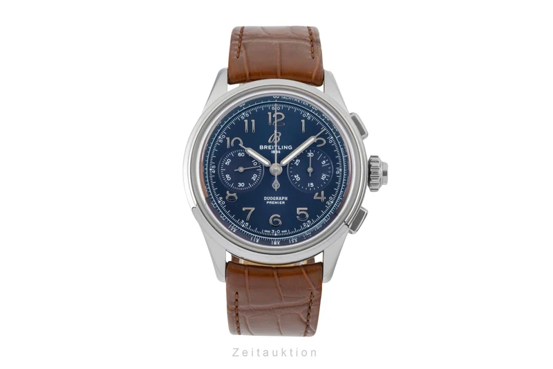 Breitling Premier chronograph steel manual winding men's watch AB1510171C1P1 [2600658]