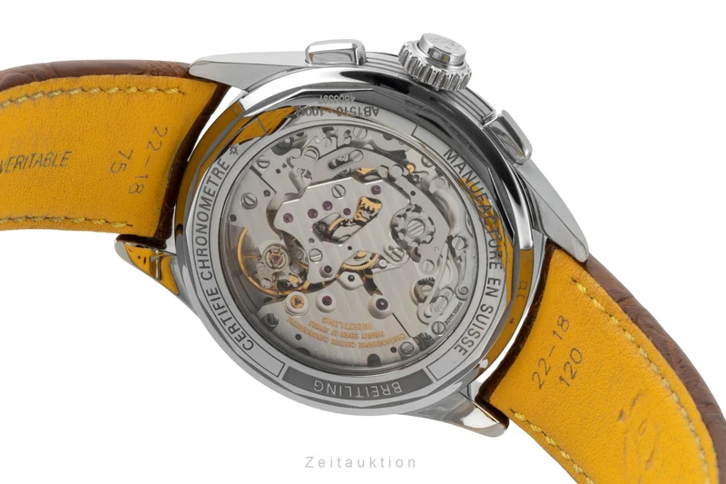 Breitling Premier chronograph steel manual winding men's watch AB1510171C1P1 [2600658]