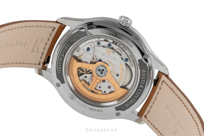 Jaeger LeCoultre Master Control steel automatic men's watch Q4018420 , 830.8.A0.S LP: 10300EUR [2600656]