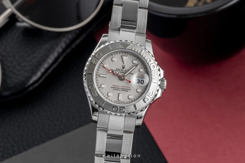Rolex Yacht-Master steel / platinium automatic women's watch 169622 [2600324]